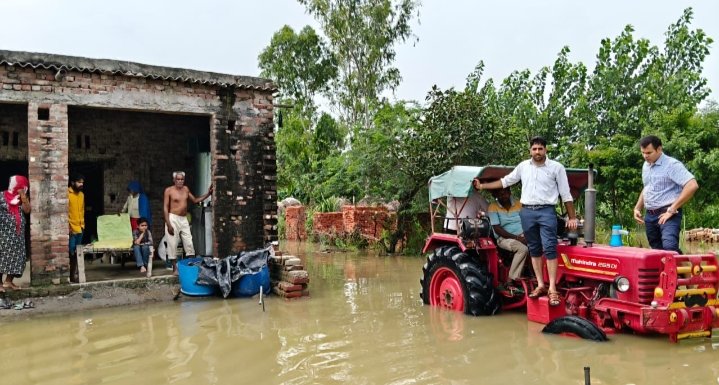 Rising Ganges Water Level in Khadar, Garhmukteshwar Increases Flood Threat IMAGE CREDIT TO REPORTER