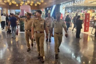 Strong Security Arrangements for Raksha Bandhan IMAGE CREDIT TO POLICE