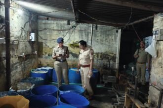 Crossing Police Raid on Soy Paneer Factory IMAGE CREDIT TO POLICE