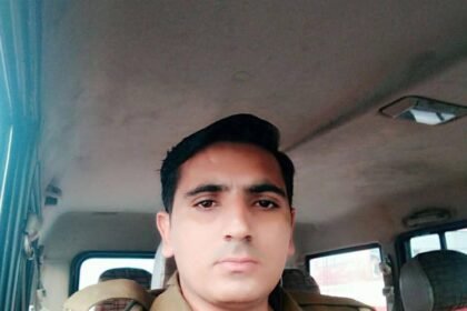Policeman hit by truck while responding to accident report, dies during treatment. IMAGE CREDIT TO POLICE