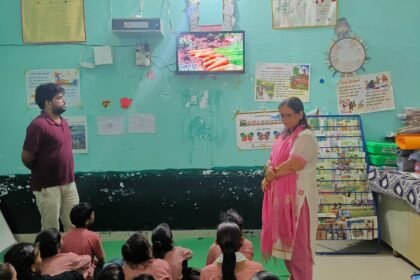 Decorated a government school. IMAGE CREDIT TO REPORTER