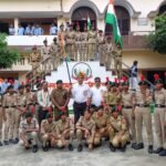 Simhavali Town Overflowed with Tricolor Enthusiasm IMAGE CREDIT TO SCHOOL