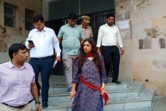 District Magistrate Visits Malkapur Stadium to Review Facilities IMAGE CREDIT TO INFORMATION DEPARTMENT