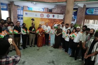 At Sharda University, Immortal Martyrs Honored with the Light of Lamps IMAGE CREDIT TO SHARDA UNIVERSITY