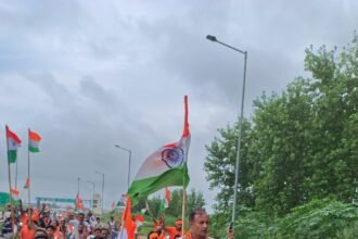 Bike Rally in Siwalkhas in Honor of the Tricolor IMAGE CREDIT TO NATIONAL VOTERS ASSOCIATION