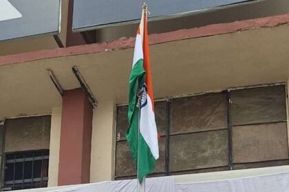 At JKG International School, patriotic melodies echoed proudly alongside the glory of the tricolor flag IMAGE CREDIT TO SCHOOL