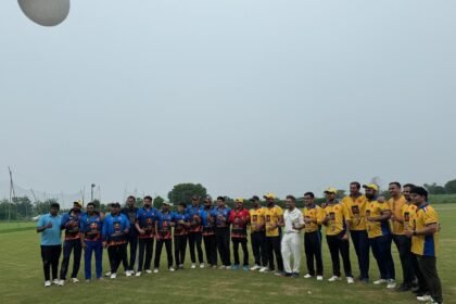 Cricket Clash in Noida: Arjun's Squad Defeats Karan's Lions by 53 Runs IMAGE CREDIT TO AOMSI