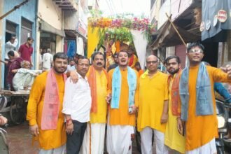 Shri Bihari Ji Nagar Procession: Muradnagar Immersed in Devotion, a Divine Blend of Bhakti Music and Faith on Janmashtami IMAGE CREDIT TO REPORTER