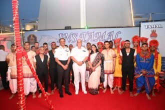 INS Tamal's visit to Naples: A vibrant glimpse of the growing naval cooperation between India and Italy through strategic partnership IMAGE CREDIT TO REPORTER