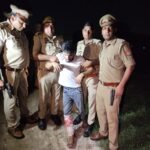 Wanted cow smuggler caught during an encounter in Ghaziabad; admitted to hospital after being shot in the leg IMAGE CREDIT TO POLICE