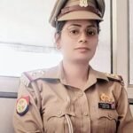 Woman Sub-Inspector Richa Sachan dies in road accident; police personnel pay heartfelt tribute. IMAGE CREDIT TO POLICE