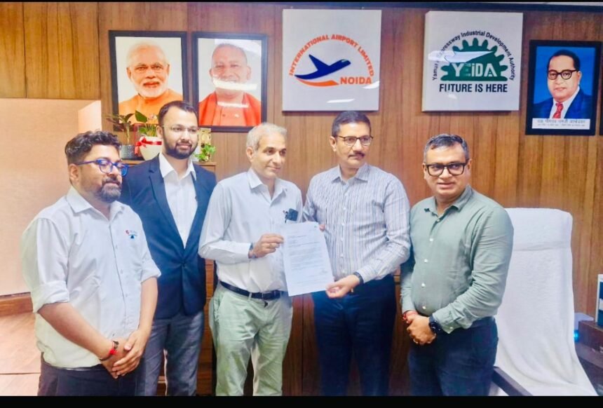 CM Yogi's dream taking shape in Jewar: Yamuna Authority presents a major gift, hands over allotment letter for 190 acres of land to Japanese company Kubota. IMAGE CREDIT TO YAMUNA AUTHORITY PROFILE