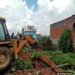 Strict Action by Greater Noida Authority: Illegal Encroachment Removed from Bisrakh Flood Zone, 25,000 Square Meters of Land Cleared IMAGE CREDIT TO GREATER NOIDA AUTHORITY