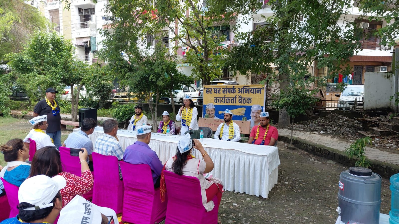 Aam Aadmi Party works on the issues of the public,” says Tarunima Srivastava IMAGE CREDIT TO AAM