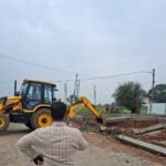 A 25-bigha illegal colony was demolished in the Matiyala area IMAGE CREDIT TO GDA