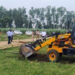 Authority's Bulldozer Moves Against Illegal Colonies in Simbhaoli Area, Seven Structures Demolished IMAGE CREDIT TO HPDA