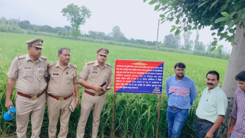 Hapur Police Take Major Action Against Organized Crime, Seize Property Worth Over One Crore IMAGE CREDIT TO POLICE