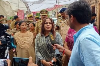 Women's Commission member reaches Roopwas, says strictest punishment will be given to the culprits in the Nikki case; victim's family will get complete justice IMAGE CREDIT TO INFORMATION DEPARTMENT