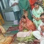 Devotional songs echoed in the ancient Shiva temple on Ganesh Chaturthi; Ganesh idol installed in memory of the late Lokesh Singhal IMAGE CREDIT TO REPORTER