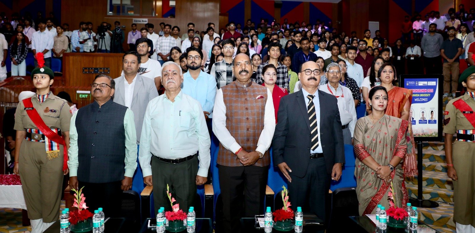 Induction program held at Sharda University; new students received an inspiring message IMAGE CREDIT TO SHARDA UNIVERSITY