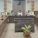 Review meeting on projects held under the chairmanship of the CDO IMAGE CREDIT TO INFORMATION DEPARTMENT