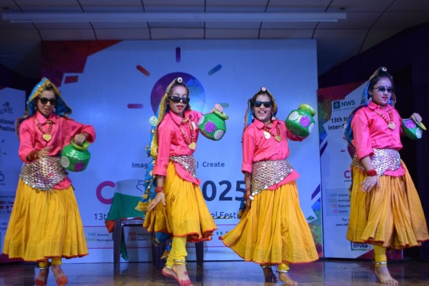 The second day of KRYO-2025 at Nehru World School, Ghaziabad** was dedicated to creative enthusiasm IMAGE CREDIT TO SCHOOL