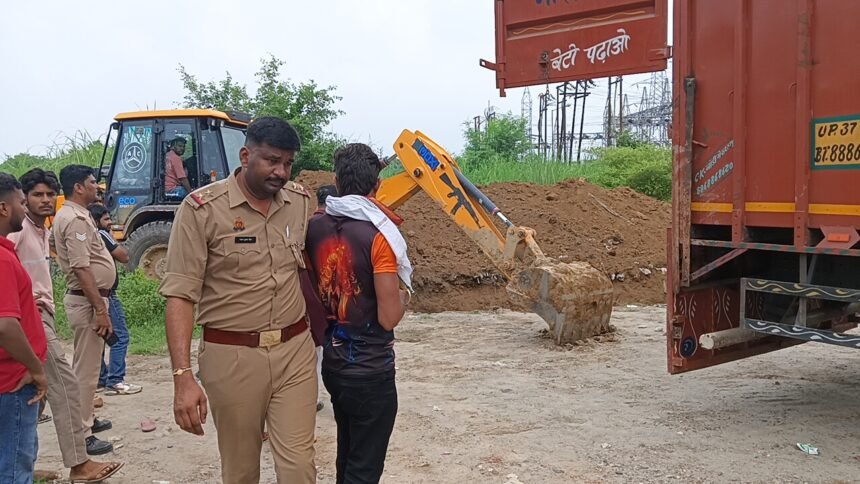 A suspicious canter loaded with animal remains was intercepted at the toll, and the driver has been arrested and is behind bars IMAGE CREDIT TO POLICE