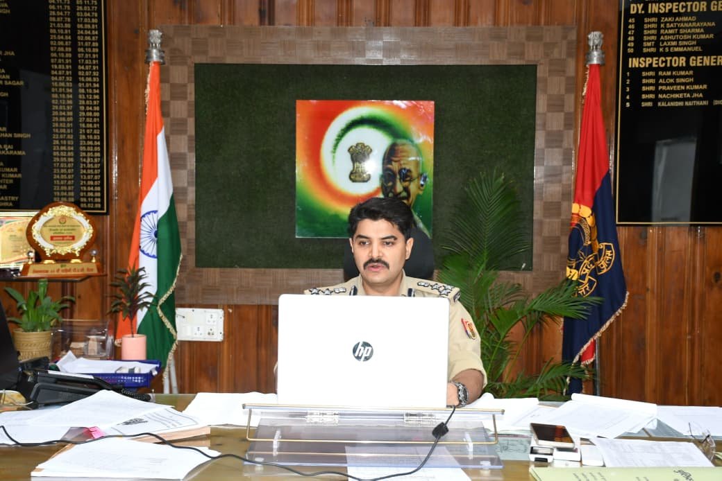 Crime review meeting in the Meerut division IMAGE CREDIT TO POLICE