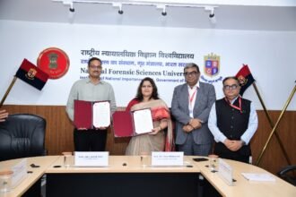 Academic Collaboration between Sharda University School of Law and National Forensic Sciences University: Students to Gain New Opportunities in Research and Training IMAGE CREDIT TO SHARDA UNIVERSITY