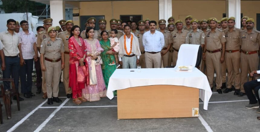 Retirement Ceremony at Meerut Range Office: DIG Nathani Bids Heartfelt Farewell to Rakesh Kumar Tyagi IMAGE CREDIT TO POLICE