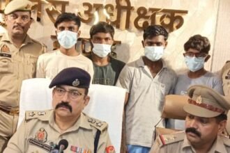 Manveer Singh Murder Case: Father Brutally Killed on Son’s Contract, Four Arrested; Knife, Brick, and Cash Recovered IMAGE CREDIT TO POLICE