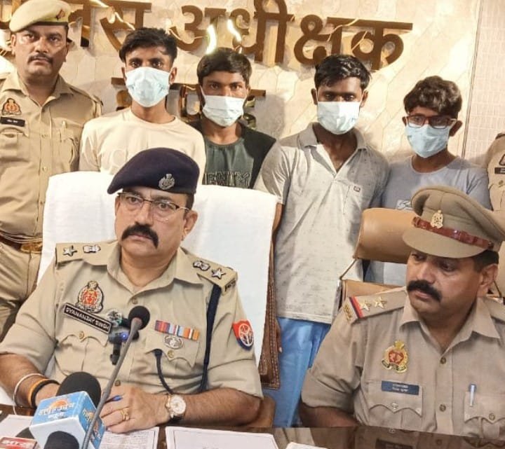 Manveer Singh Murder Case: Father Brutally Killed on Son’s Contract, Four Arrested; Knife, Brick, and Cash Recovered IMAGE CREDIT TO POLICE