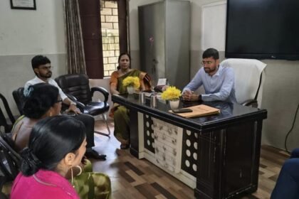 Parents should discuss with teachers about improving their children's education: Abhinav Gopal IMAGE CREDIT TO INFORMATION DEPARTMENT