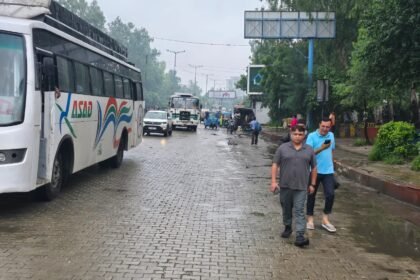 Ghaziabad submerged due to heavy rainfall; municipal workers engaged in drainage efforts IMAGE CREDIT TO NAGAR NIGAM