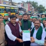 Frustrated with potholes, people staged a sit-in protest on the road; the demonstration ended following officials' assurances IMAGE CREDIT TO BKU conflict