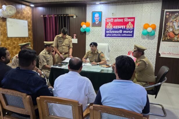 Complainant Dialogue Day Organized at All Police Stations in Ghaziabad IMAGE CREDIT TO POLICE