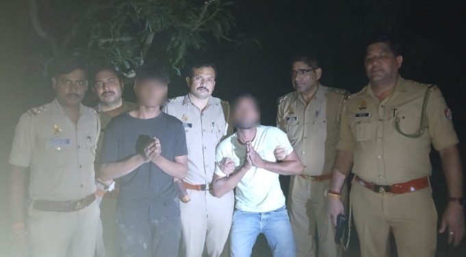Bahadurgarh Police Arrest Two Cow Smugglers, Including Injured Accused from Encounter IMAGE CREDIT TO POLICE