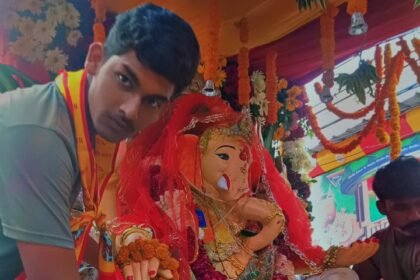 Ganesh Immersion Procession in Muradnagar on Anant Chaturdashi IMAGE CREDIT TO REPORTER
