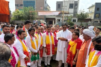 Commencement of Ramlila Preparations with Bhoomi Pujan at Greater Noida Site-4 for Vijay Mahotsav IMAGE CREDIT TO Committee