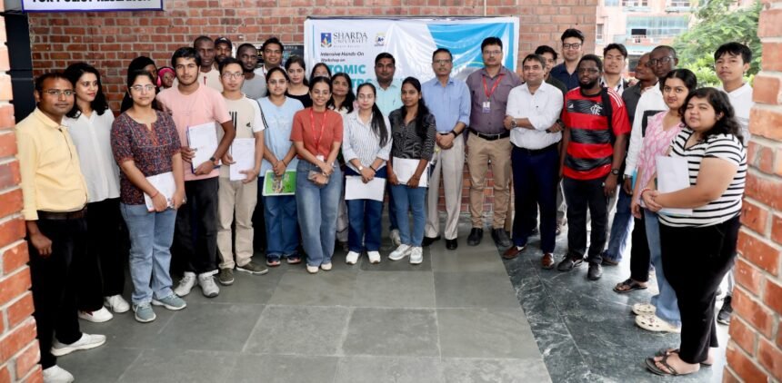 National Workshop on Nuclear Spectroscopy Techniques at Sharda University, Researchers Gained Practical Experience IMAGE CREDIT TO SHARDA UNIVERSITY
