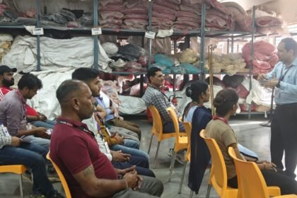 Health and Safety Training Conducted at Lux Industries Limited Under the Factories Act, 1948 IMAGE CREDIT TO Gurukul Foundation