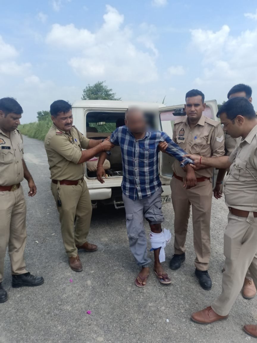 Operation Langda: Madhuban Bapudham Police Arrest One Robber in Encounter IMAGE CREDIT TO POLICE