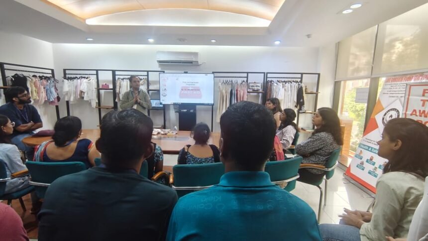 Factories Act 1948: Health and Safety Training Conducted at Rainbow Fabart Company in Noida IMAGE CREDIT TO GURUKUL FOUNDATION