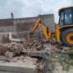 Major GDA Action on Illegal Colony in Flood-Prone Area of Siddharth Vihar IMAGE CREDIT TO AUTHORITY