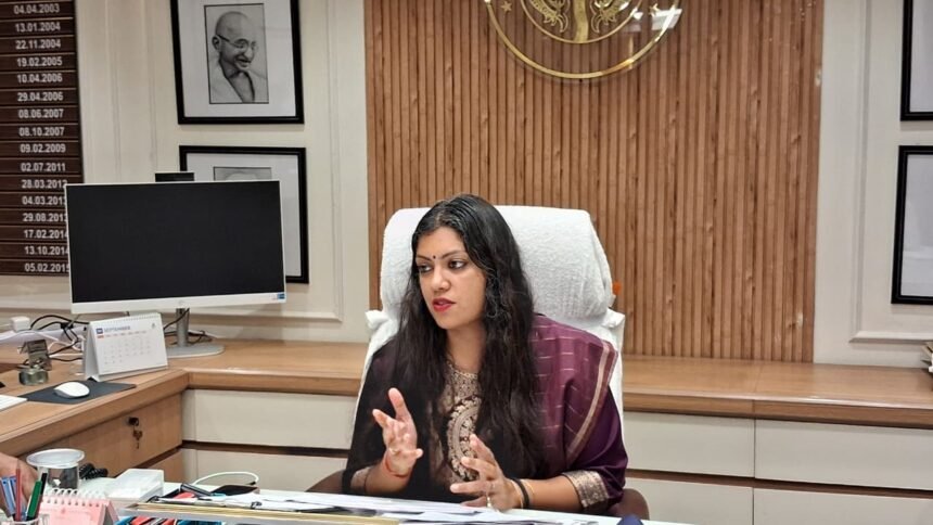 DM Medha Roopam Reviews Schemes, Stresses Timely Benefits, Photo By information department