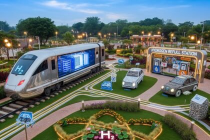 The country's first unique Developed India Park will be built in Madhuban Bapudham, Ghaziabad; it will be developed over 6.5 acres at a cost of ₹45 crore IMAGE CREDIT TO AUTHORITY