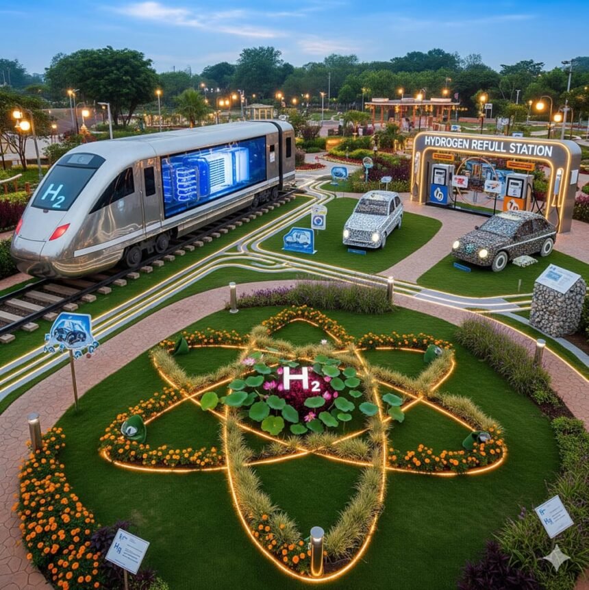 The country's first unique Developed India Park will be built in Madhuban Bapudham, Ghaziabad; it will be developed over 6.5 acres at a cost of ₹45 crore IMAGE CREDIT TO AUTHORITY