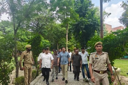 Maharishi Valmiki Jayanti: The Municipal Commissioner inspected Valmiki Park IMAGE CREDIT TO NAGAR NIGAM
