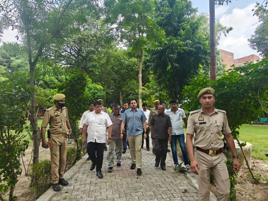 Maharishi Valmiki Jayanti: The Municipal Commissioner inspected Valmiki Park IMAGE CREDIT TO NAGAR NIGAM