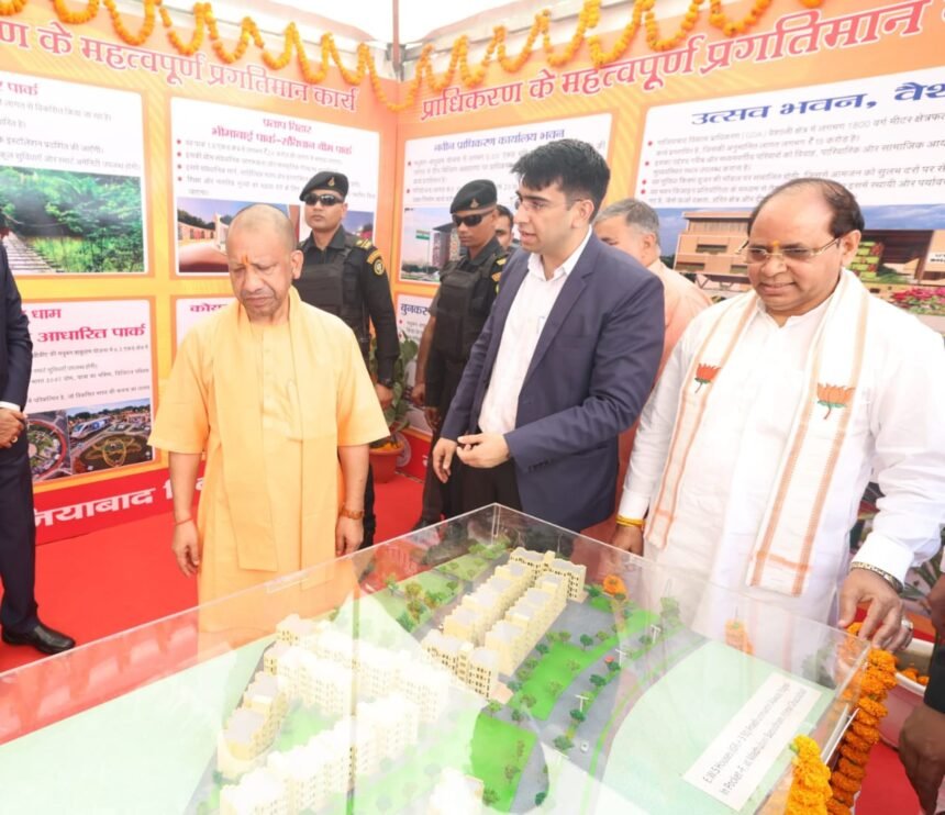Ghaziabad Development Authority presented future plans before Chief Minister Yogi IMAGE CREDIT TO AUTHORITY AND INFORMATION DEPARTMENT